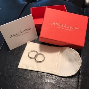 Two James Avery Beaded Rings